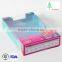 Tuck top cardboard paper box toy box gift box with clear pvc window