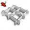 125*125*0.6 Cheap building materials aluminum metal grid ceiling