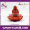 red small Thai laughing buddha statues for sale