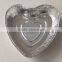 Hot Sale Hearted-shape Disposable Aluminum Foil Chocolate Storage Container