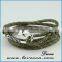 Christ gift hot jewelry mix colors silver hook custom handmade rope bracelet