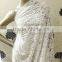 2014 chemical african polyster raschel jacquard embroidery chantilly Lace fabric for garment dress in wholesale