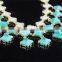 Delicate gold resin multilayer star necklace,2015 new style