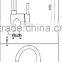 cUPC approved chrome coating brass material kitchen sink faucet mixer DC8375