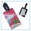 Business luggage tag with embossed, debossed, printed logo, fashionable and popular silicone baggage