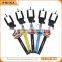 2015 Customized logo Fashionable Design Wired Aluminium alloy rod Cartoon Selfie Stick