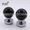 zinc metal black globe shape glass handle door knobs cover