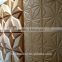 3D DIY soft leather panel group feature wall idea