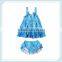 girls kids clothing baby outfits ruffled swing top bloomer sets swing dress back outfits toddler baby clothing wholesale