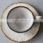 Vintage Retro Old Classical Antique Ceramic Stoneware Coffee Tea Cup and Saucers Sets