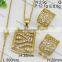 Hot Stainless Steel Jewelry Wholesale 18k Gold Plated Jewelry Set