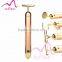2016 Korea Vibrating Electric 24k Gold Facial Massager for Face Beauty