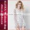 Wholesale fashion stock white long sleeves sexy dress women jumpsuits