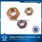 made in china hardware high quality manufacture zinc plated din934 hex nut