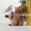 personalized custom plastic life size squirrel squeak toy figurine