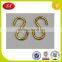 manufacture custom wire formed Brass S Hooks hook