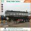 3 axles V shaped 60T dry cement silo trailer powder transport tank bulk trailer