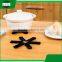 multipurpose plastic foldable storage bin non-slip bowl pot drink heat insulation pad table cup coasters mat placemat coaster