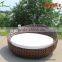 YH-8167 Rattan Wicker Sun Lounger Rattan Outdoor Round Sunbed