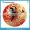 Round Glass Sublimation Promotion Wall Clock Women Sex Love Photo Frame