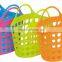 Hot sales storage basket with LDPE material plastic baskets with handles