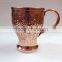 FDA APPROVED NEW ARRIVAL EMBOSSED DESIGN 100% PURE COPPER MOSCOW MULE DRINKING CUPS