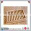 recycable cosmetic industrial use wooden soap tray CN
