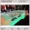 led lighting color changing L-shape bar counter for club reception (BC110)