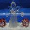 Clear Acrylic led color changing music angel for decoration
