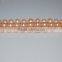 Pretty 3-4mm Pink Freshwater Pearl Necklace 925 Sterling Silver Clasp
