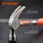 Professional 8oz/250g Carbon Steel Claw Hammer With Tubular Handle