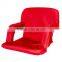 Black Portable Chair Sports Stadium Seat