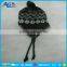 elegant style earflaps design kid beanies custom winter hats with strings