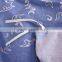 2016 jacquard lake blue satin 4pcs bedding sets including duvet cover bed sheet pillowcases set twin king queen full size.