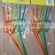 colored hard plastic drinking straws