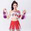 One shoulder girls sport uniform football cheerleader wear BB0023