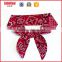 Promotion gift cheap custom red sport bandana printing
