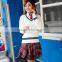 2016 Girls Sweater And Short Skirt For High School Uniform Designs