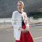 Maxnegio new embroidery winter women knee length coat