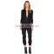 Fashion long sleeve custom zipper up cheap wholesale adult onesie