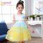 2015 large stock girls' casual dress korea design children dresses princess tulle dress for girl