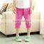 Newest Fashion Girl Casual Loose Linen Trousers,Kids Elastic Hems Pants