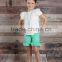 2017 cotton baby girls boutique clothing kids ruffle shorts for childrens