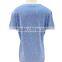 Wholesale top quality men's and women's T-shirt, hot selling short sleeves custom t-shirt, popular poly heather t-shirt in usa