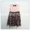 Sleeveless children flower girl dress, latest dress designs printed kids dresses child dress, new model girl dress