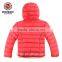 high quality ultralight hooded girl's designer nylon taffeta winter down jacket