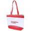 Clear Tote Bag - NFL security approved, made of clear vinyl with 600 Denier polyester base and handles and comes with your logo.