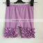 XF-031 Kids Hot sale persnickety girls remake solid color icing leggings cotton baby icing ruffle pants