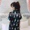 The new summer 2017 lovely ice cream silk suit my pajamas