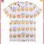 2016 hot sale emoji shirt for women men and kids
